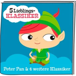 Tonies 5 Lieblings-Klassiker: Peter Pan Und 4 Weitere Klassiker, Spielfigur -Tonies Tonies 5 Lieblings Klassiker Peter Pan und 4 weitere Klassiker Spielfigur@@1se2tt06 2